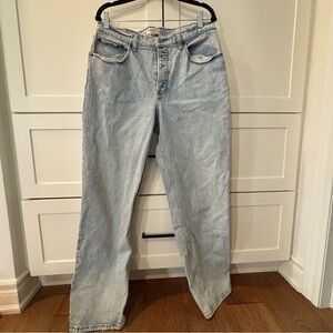Abercrombie & Fitch Light Blue 90s Baggy Low Rise